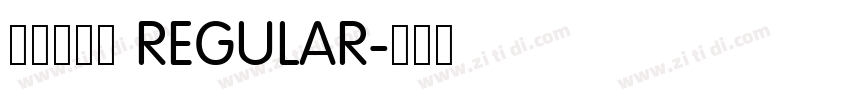 喜鹊聚珍体 REGULAR字体转换